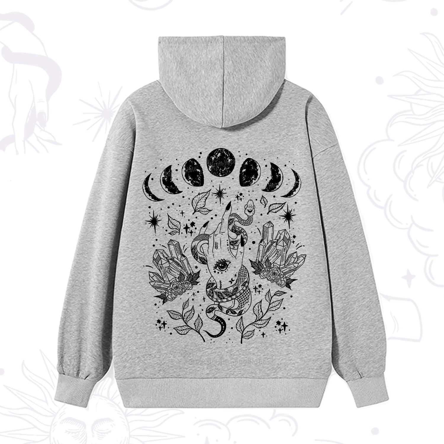 Purplehecate Reach For The Moon Hoodie