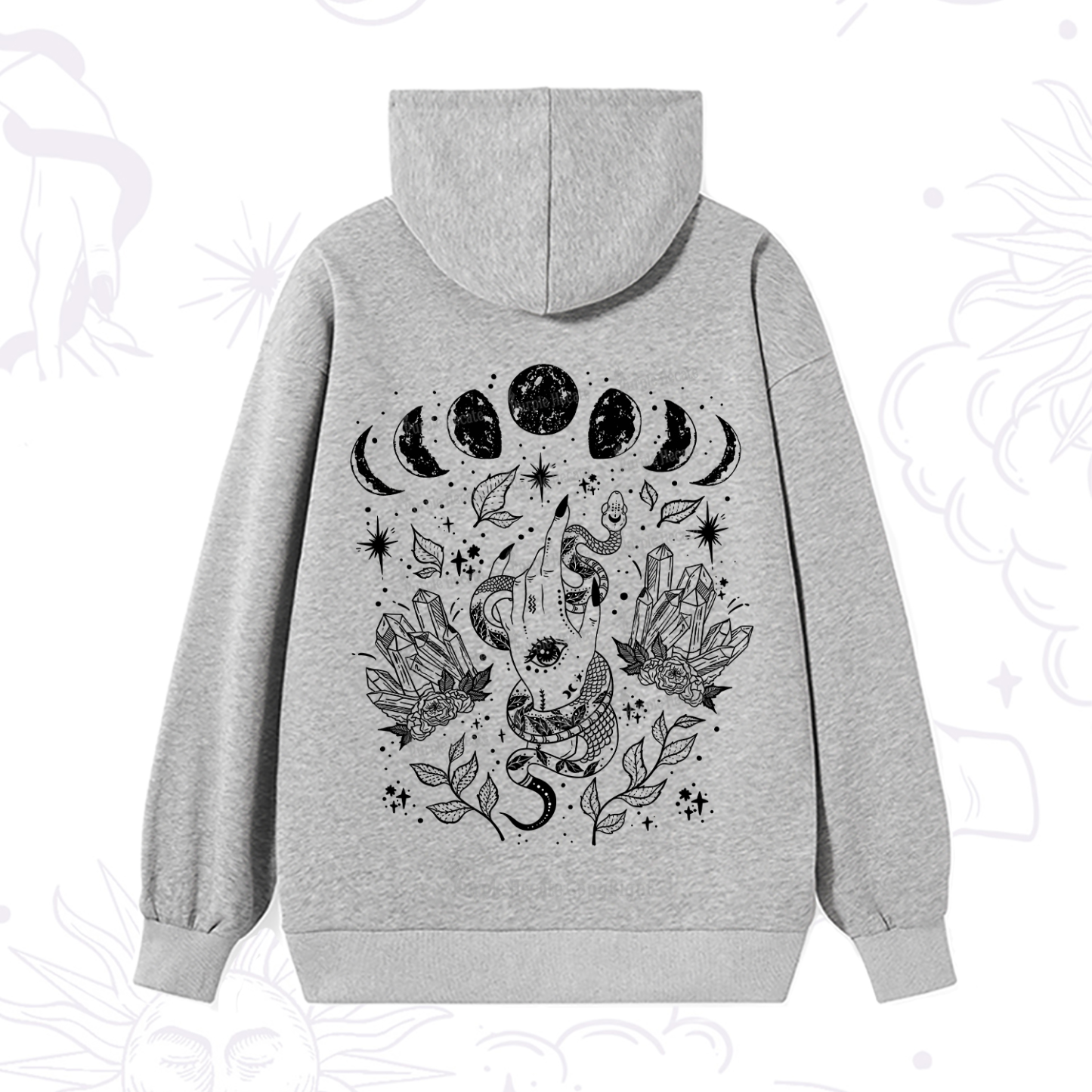 Purplehecate Reach For The Moon Hoodie