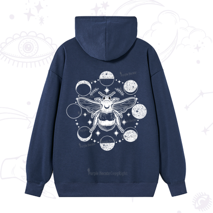 Purplehecate Moon Bee Hoodie