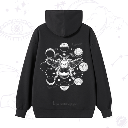 Purplehecate Moon Bee Hoodie