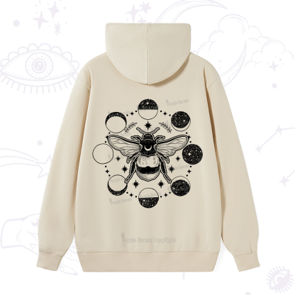 Purplehecate Moon Bee Hoodie