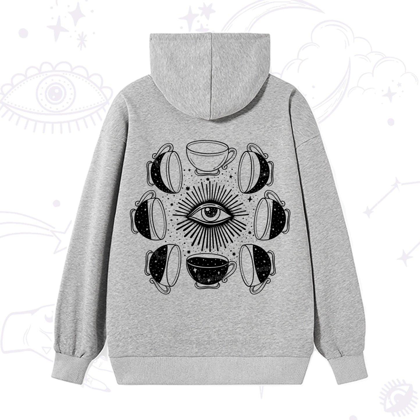 Purplehecate Moon Phase Coffee Hoodie