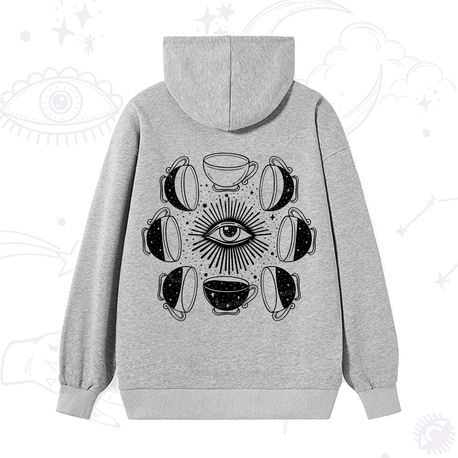 Purplehecate Moon Phase Coffee Hoodie