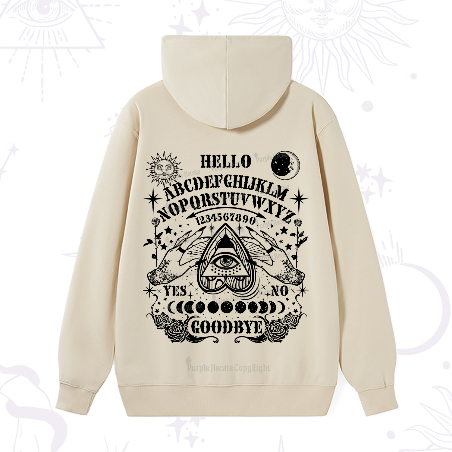 Purplehecate Hello Goodbye Hoodie