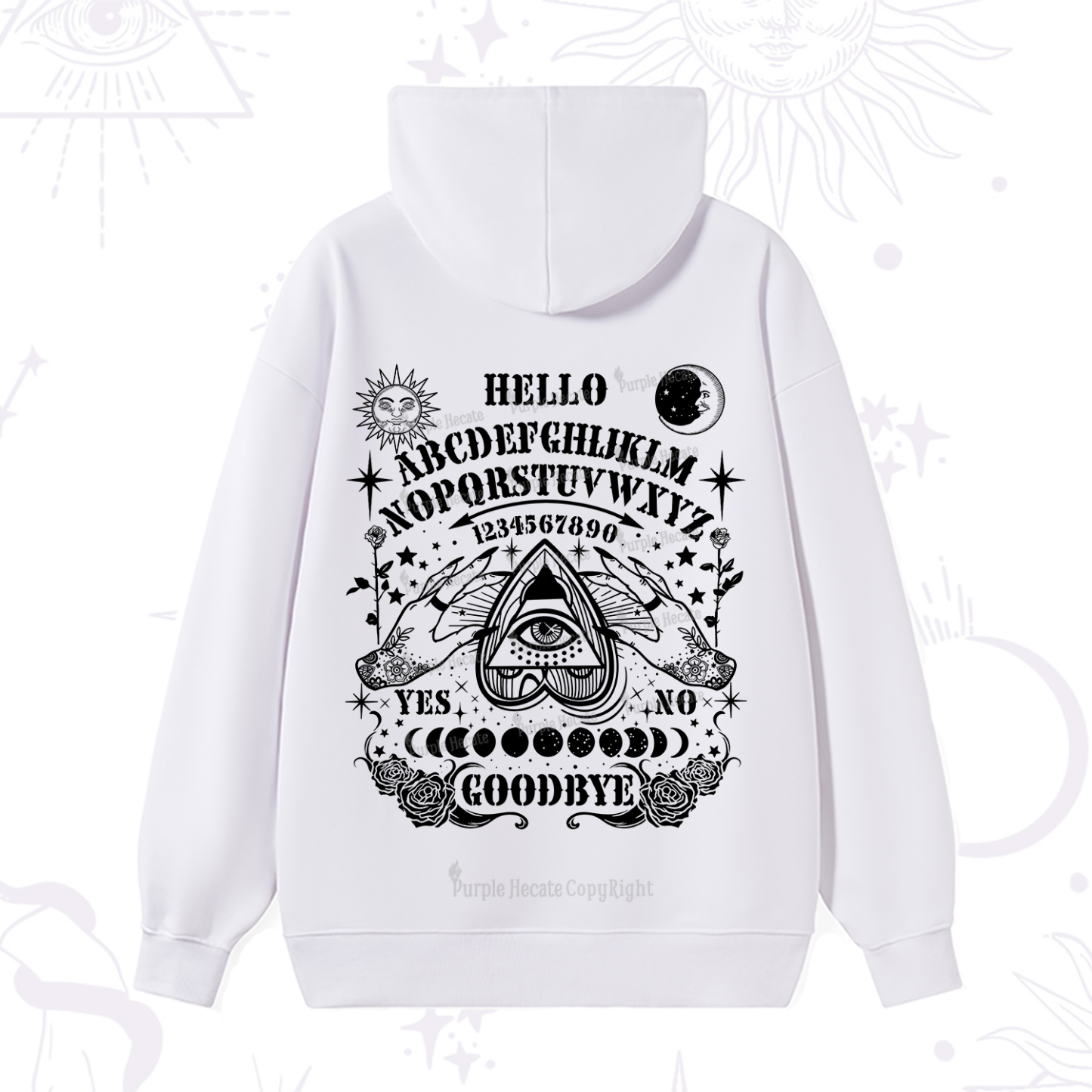 Purplehecate Hello Goodbye Hoodie