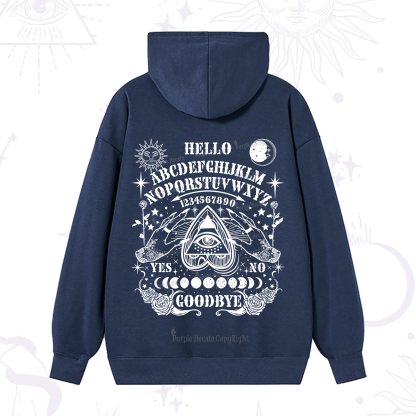 Purplehecate Hello Goodbye Hoodie