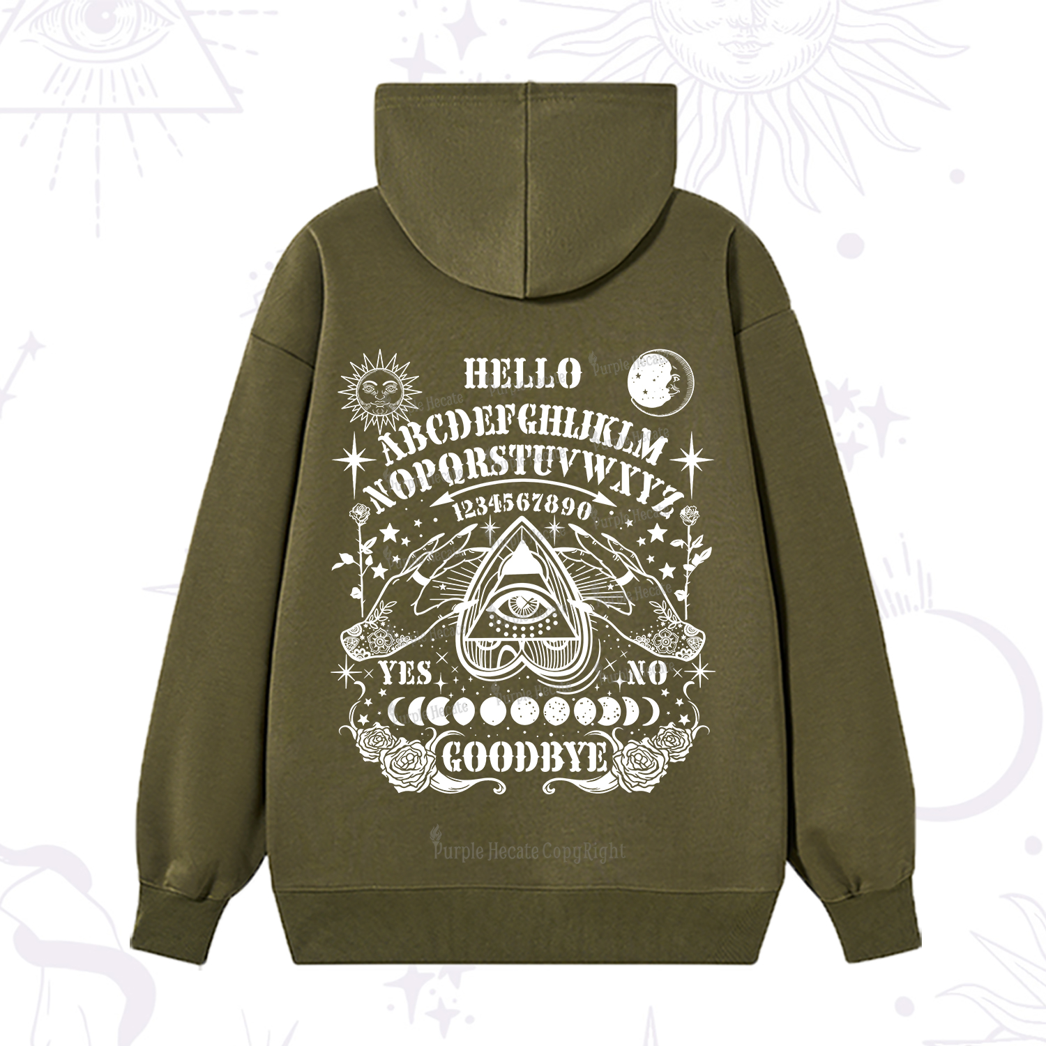 Purplehecate Hello Goodbye Hoodie