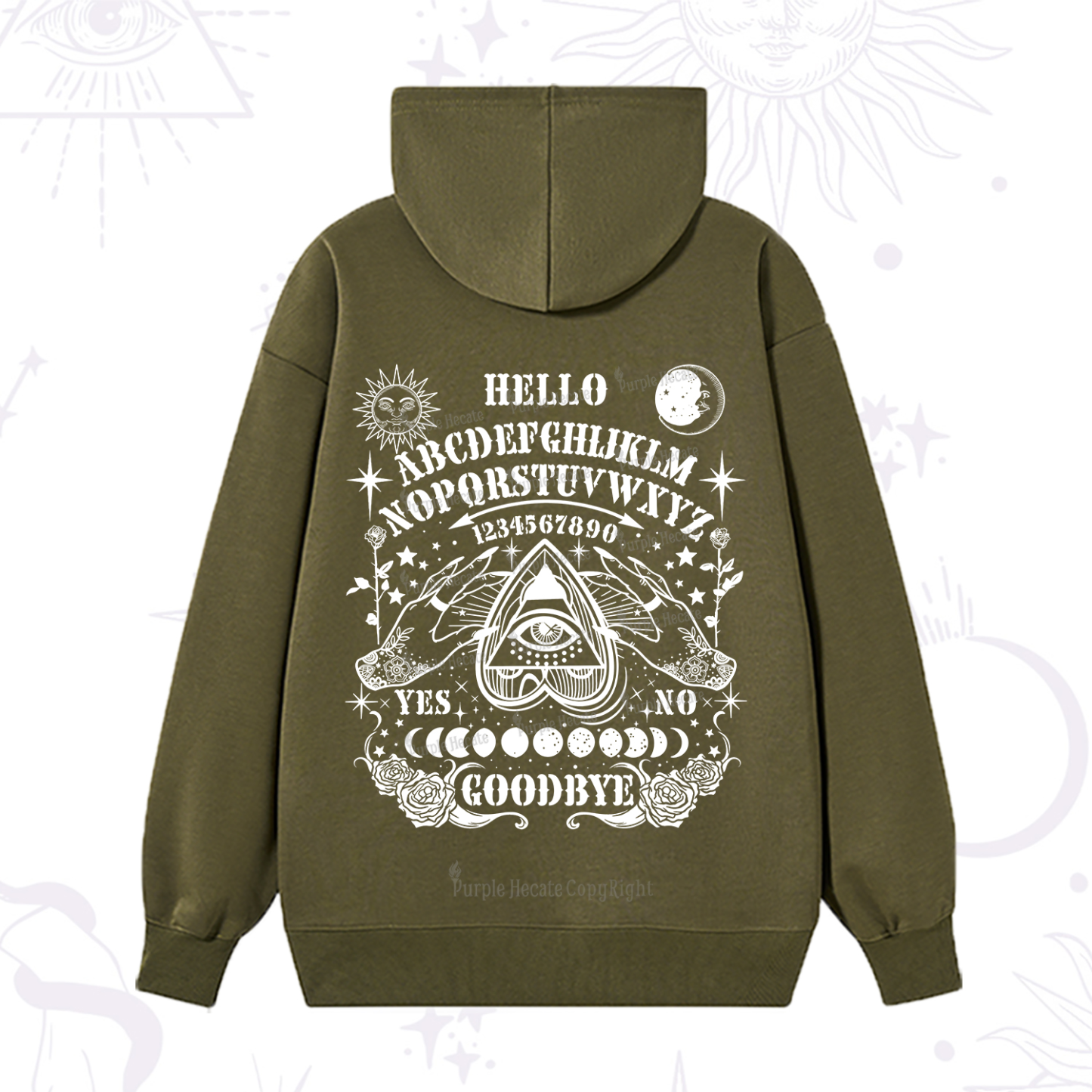Purplehecate Hello Goodbye Hoodie