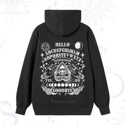 Purplehecate Hello Goodbye Hoodie