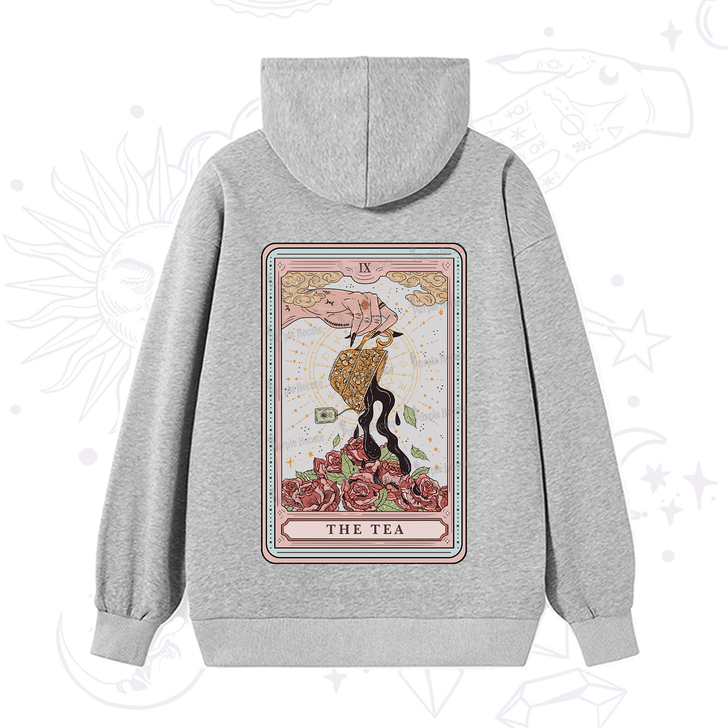 Purplehecate The Tea Tarot Hoodie