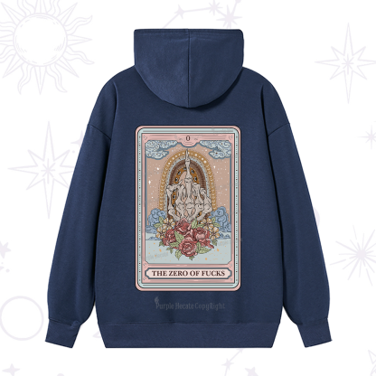 Purplehecate The Zero Of Fucks Tarot Hoodie
