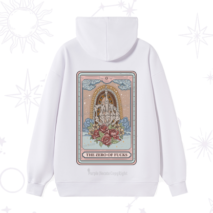 Purplehecate The Zero Of Fucks Tarot Hoodie
