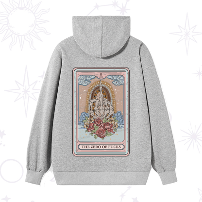 Purplehecate The Zero Of Fucks Tarot Hoodie