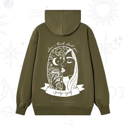 Purplehecate When I Think About You I Smudge Myself Hoodie