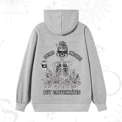 Purplehecate Dead Inside But Caffeinated Hoodie