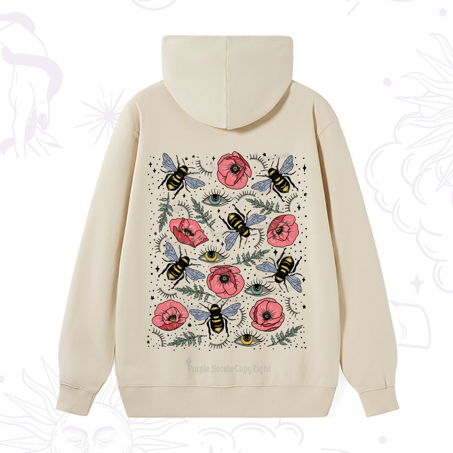 Purplehecate The Bee's Knees Hoodie