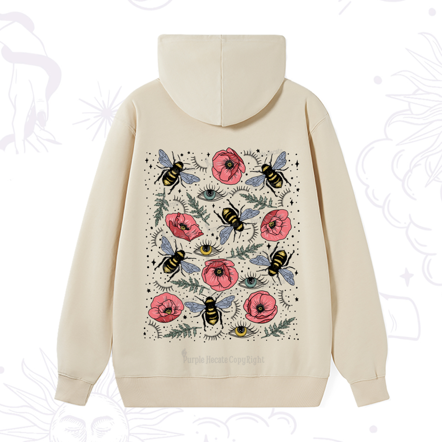 Purplehecate The Bee's Knees Hoodie