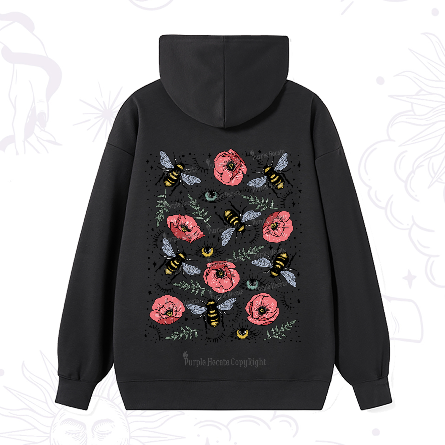 Purplehecate The Bee's Knees Hoodie