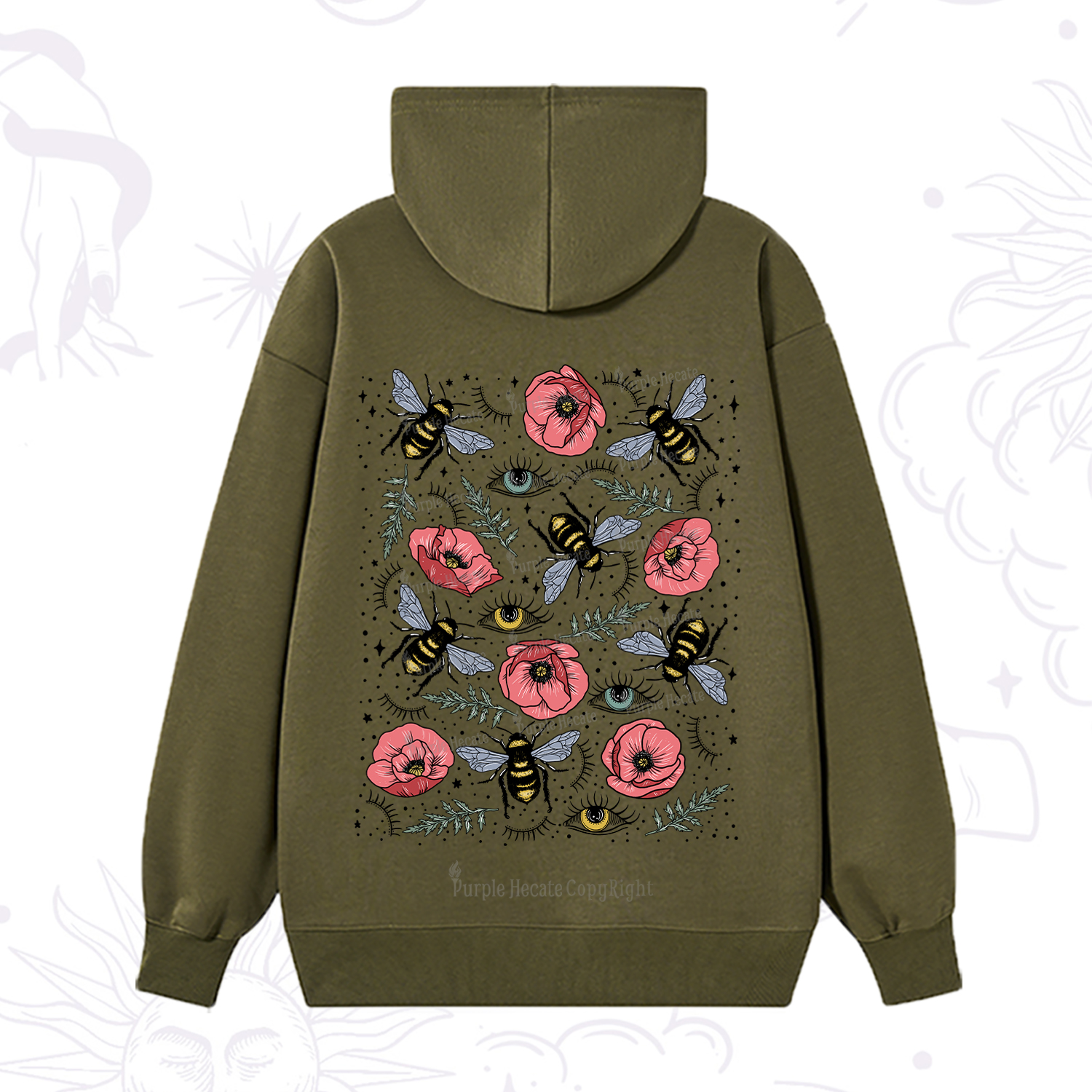 Purplehecate The Bee's Knees Hoodie
