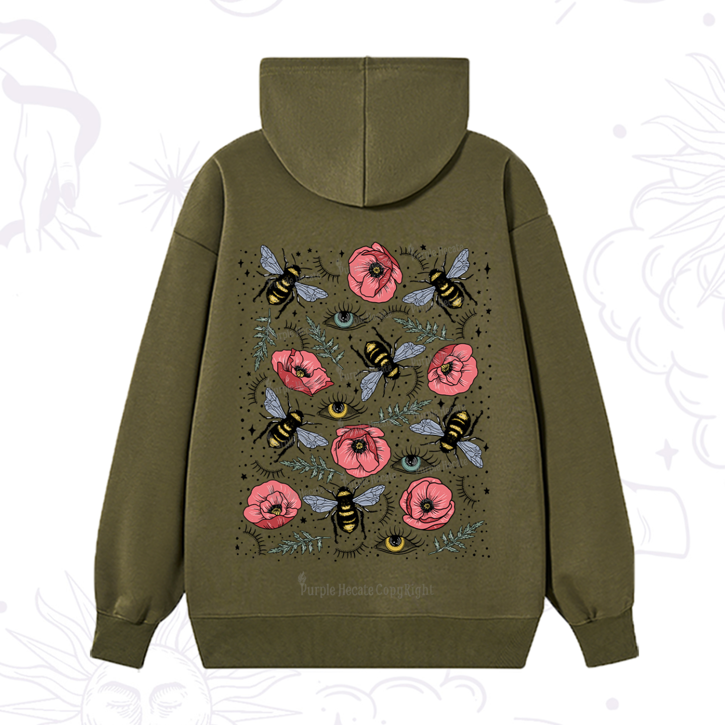 Purplehecate The Bee's Knees Hoodie