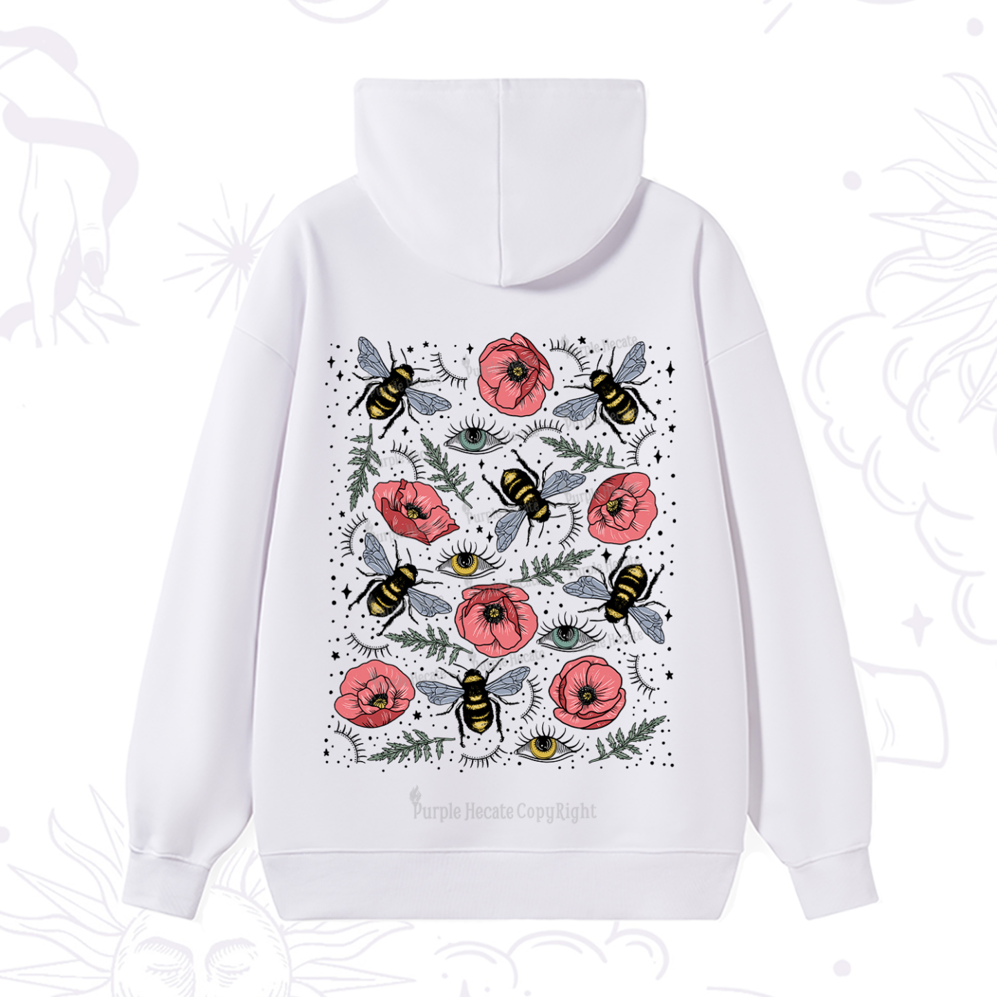 Purplehecate The Bee's Knees Hoodie