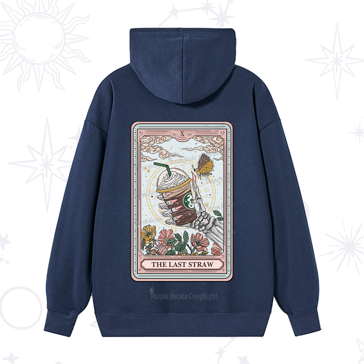 Purplehecate The Last Straw Tarot Hoodie