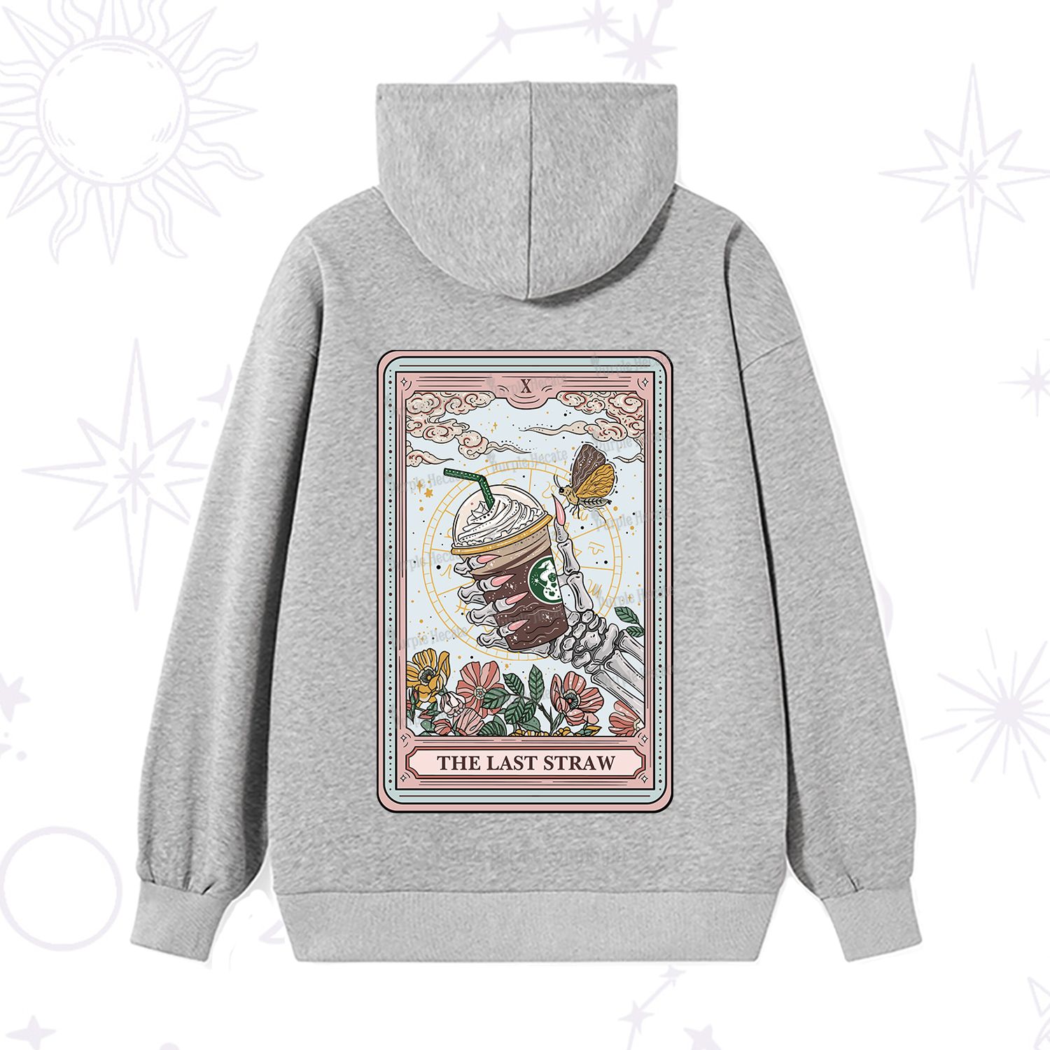 Purplehecate The Last Straw Tarot Hoodie