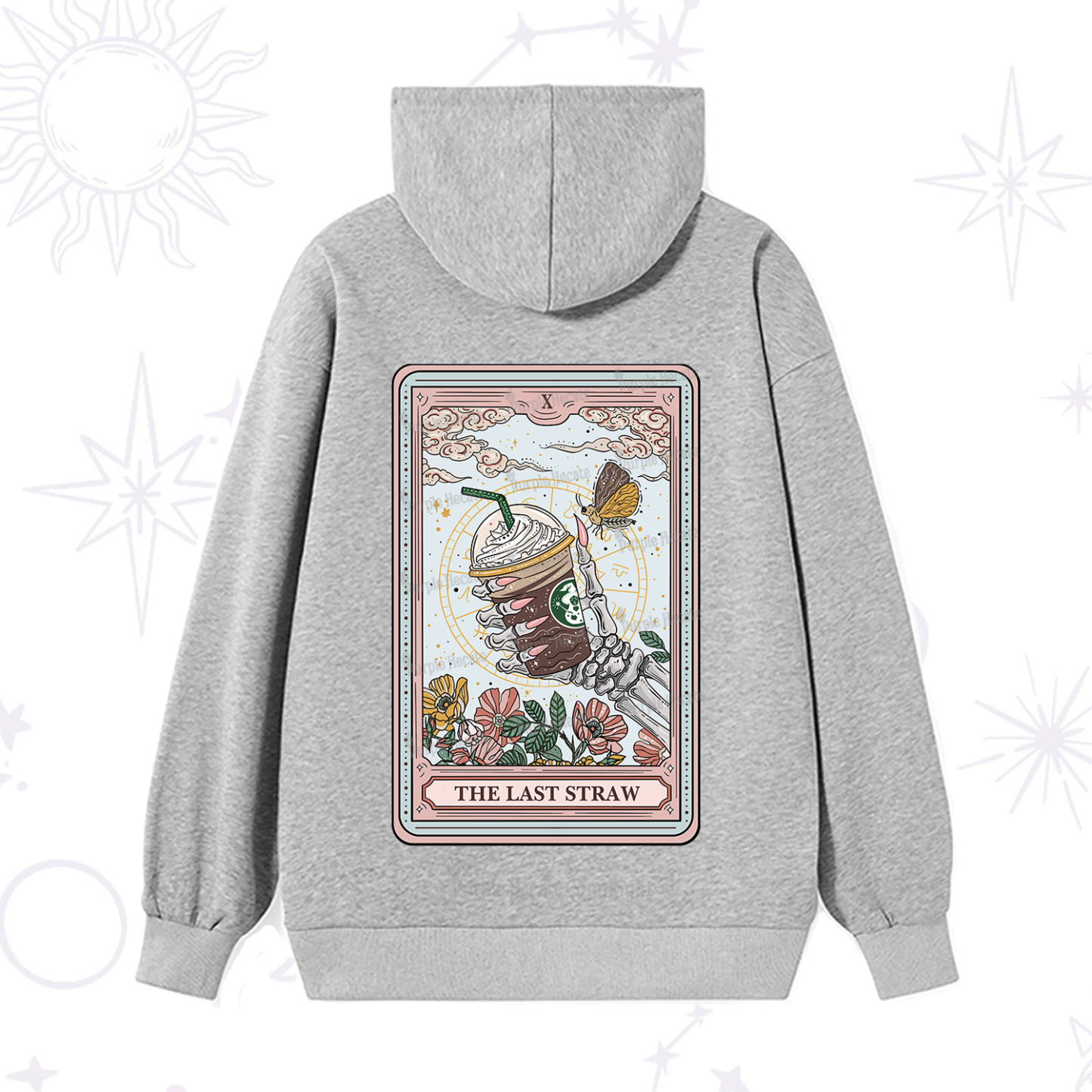 Purplehecate The Last Straw Tarot Hoodie