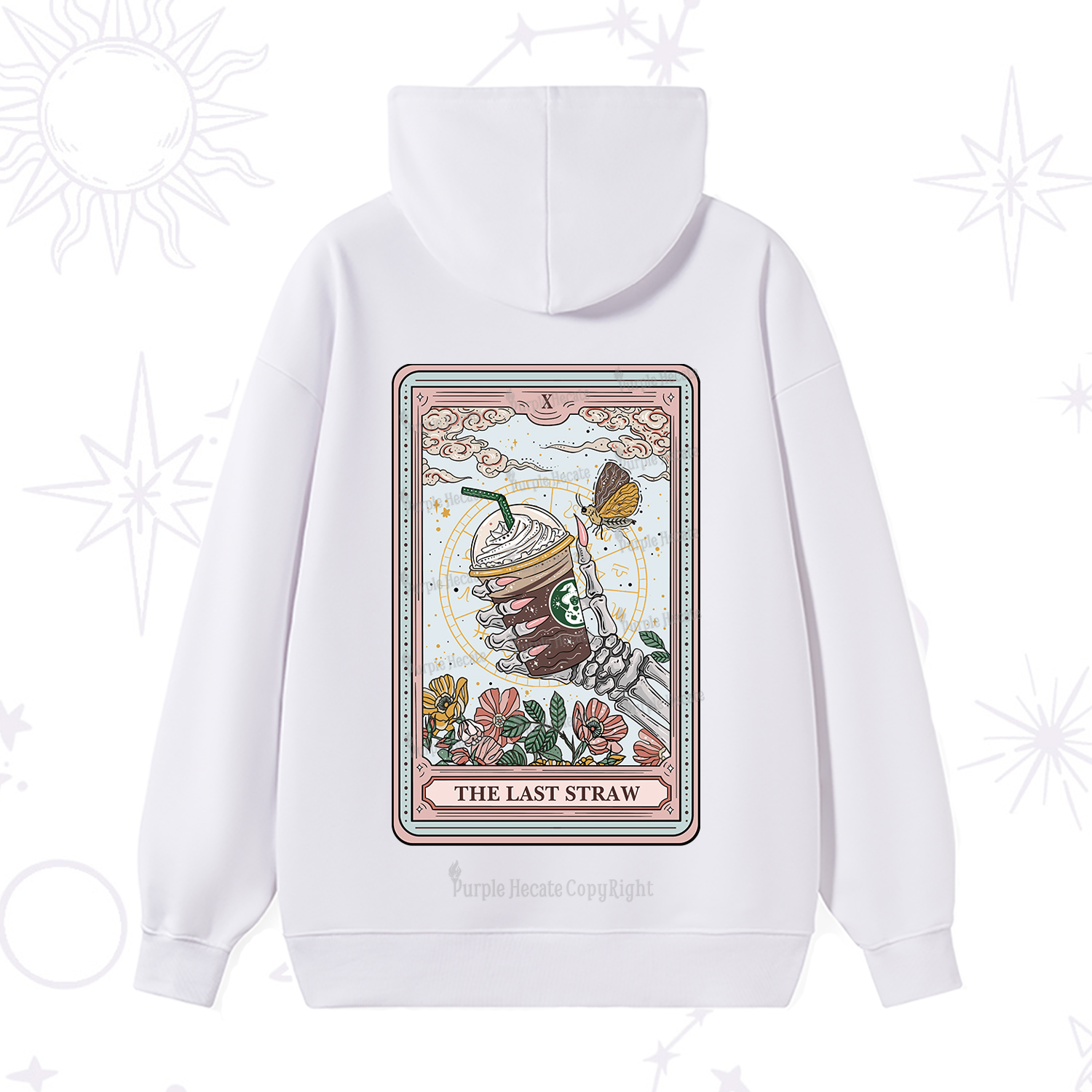Purplehecate The Last Straw Tarot Hoodie