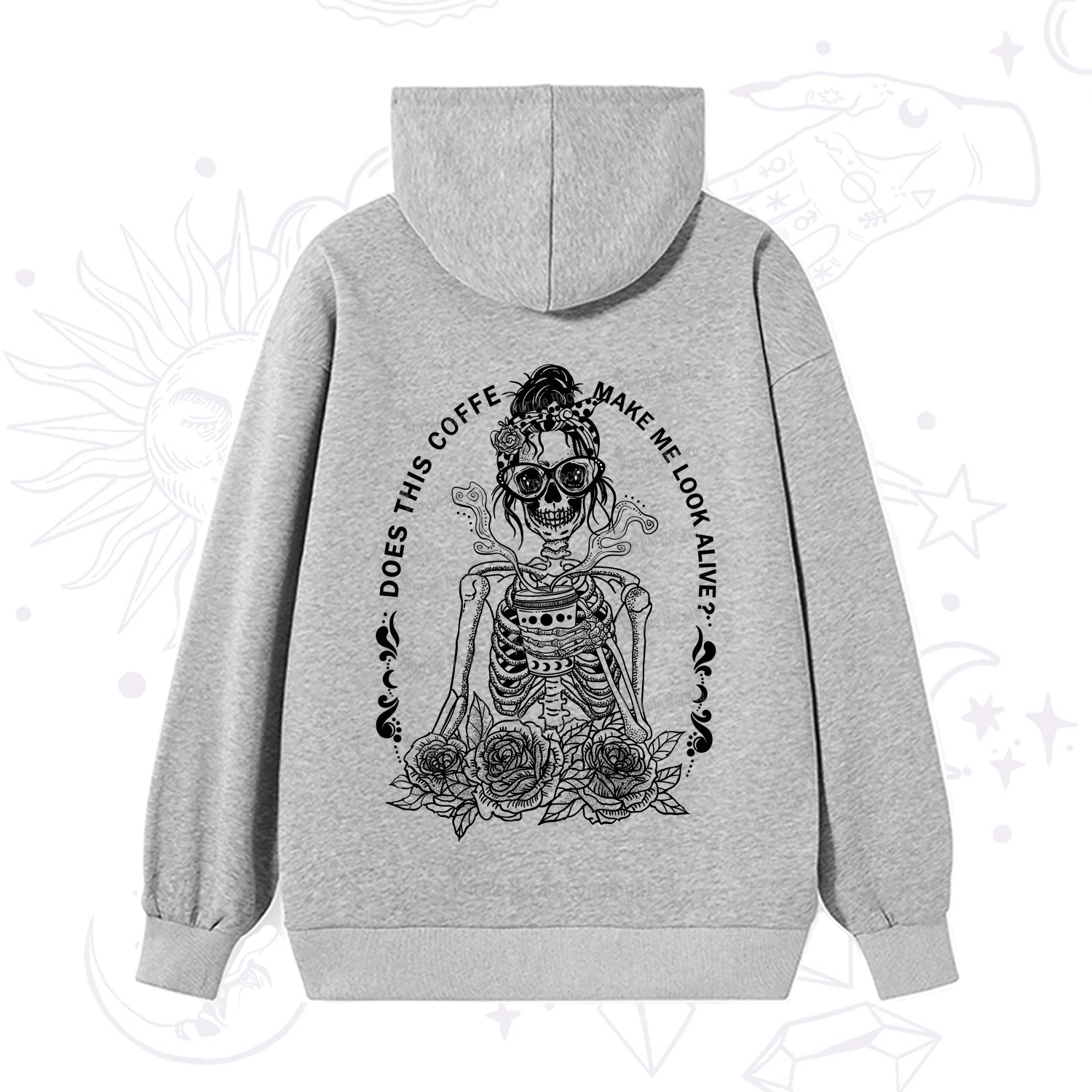 Purplehecate Does This Coffee Make Me Look Alive Hoodie