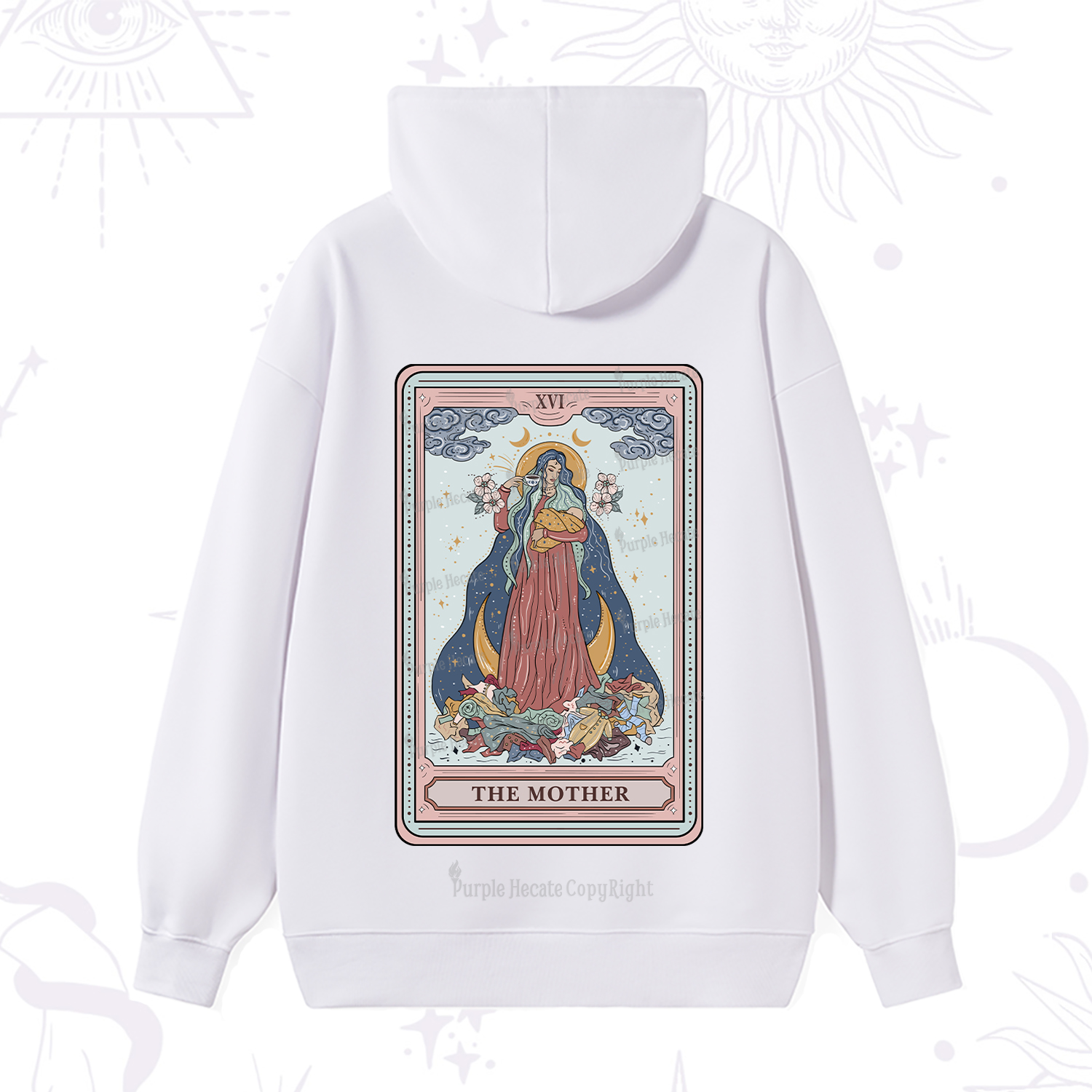 Purplehecate The Mother Tarot Hoodie
