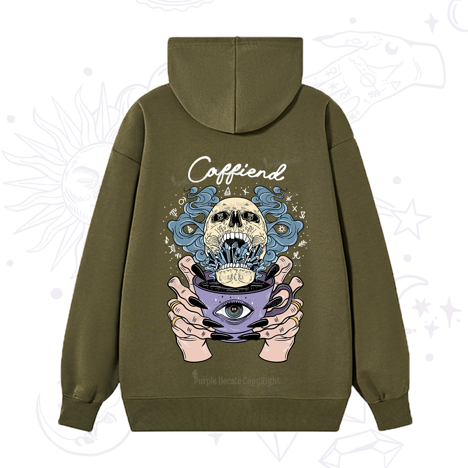 Purplehecate Caffiend Hoodie