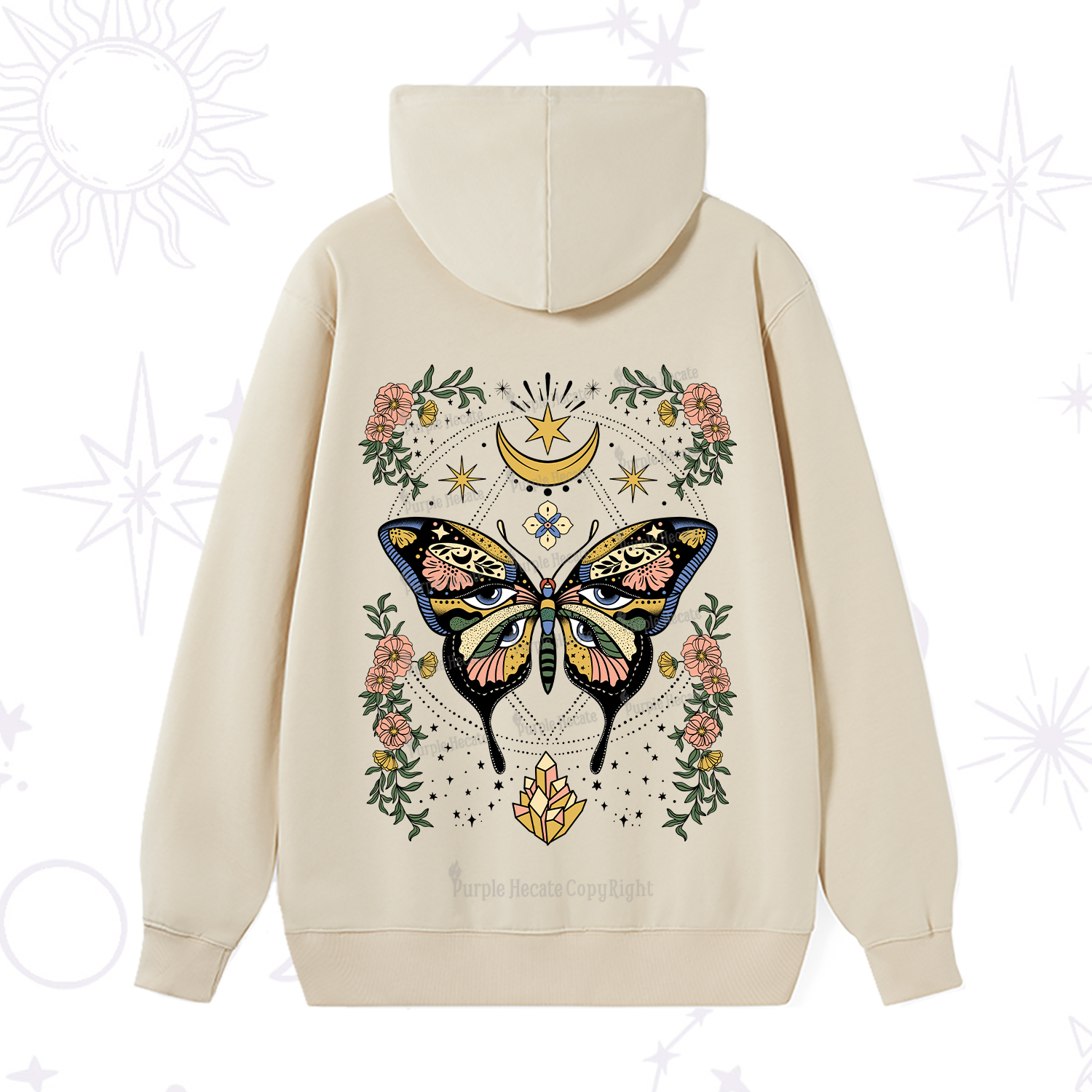 Purplehecate I Am Opening Hoodie