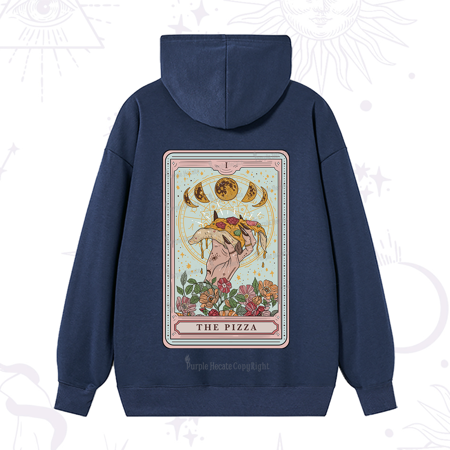 Purplehecate The Pizza Tarot Hoodie