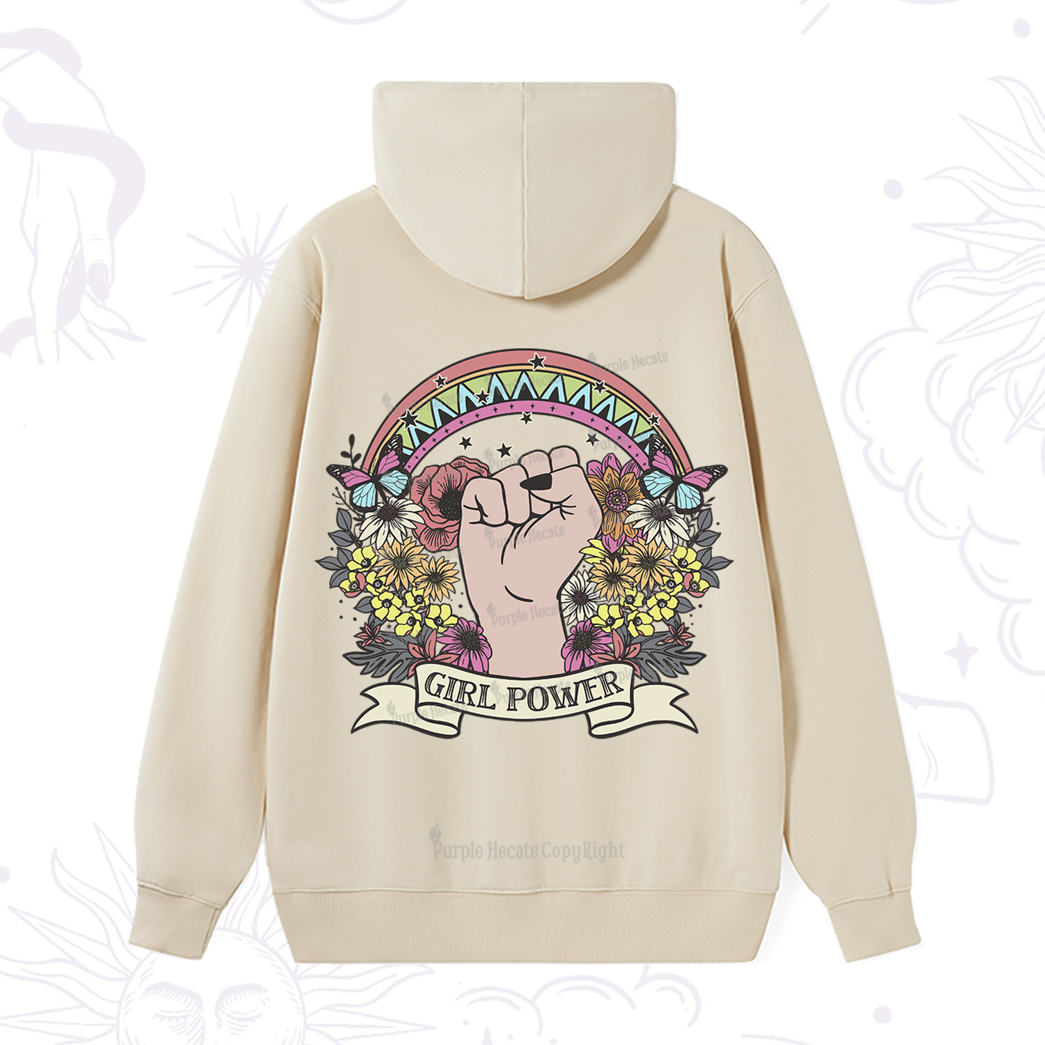Purplehecate Girl Power Hoodie