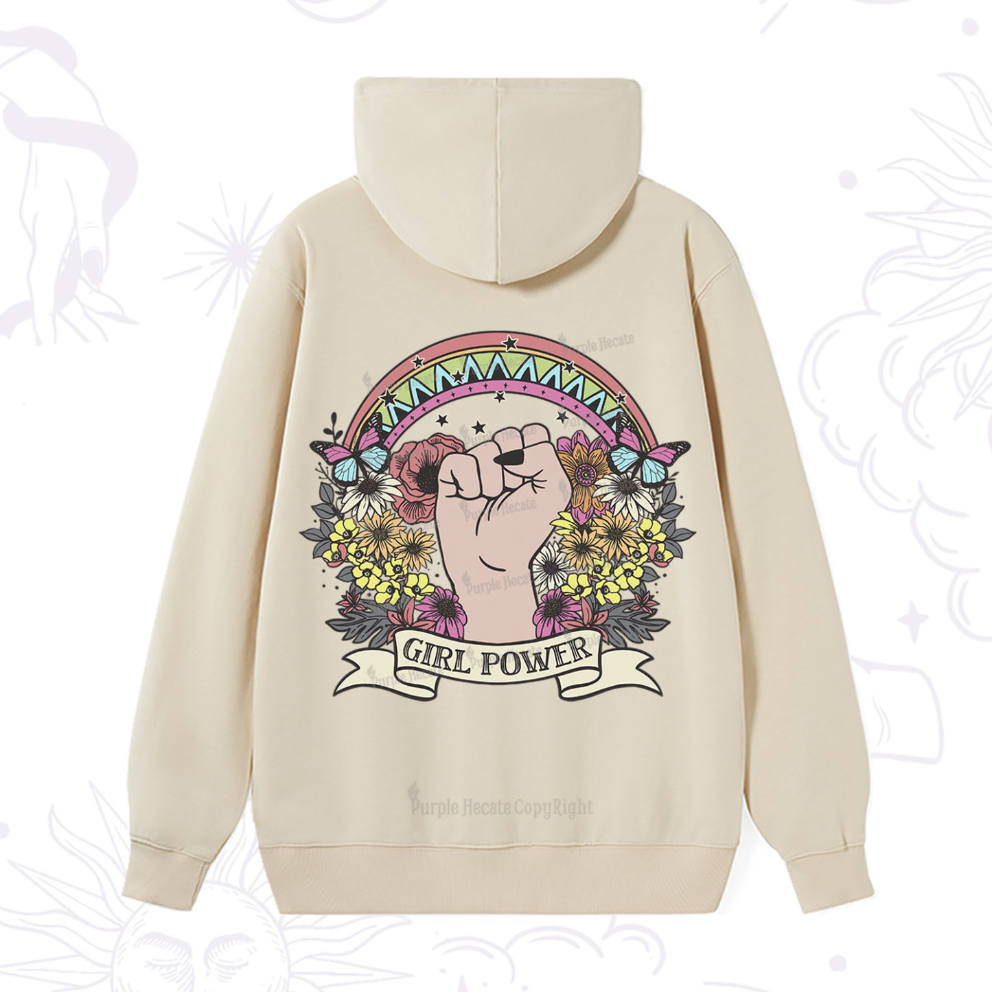 Purplehecate Girl Power Hoodie