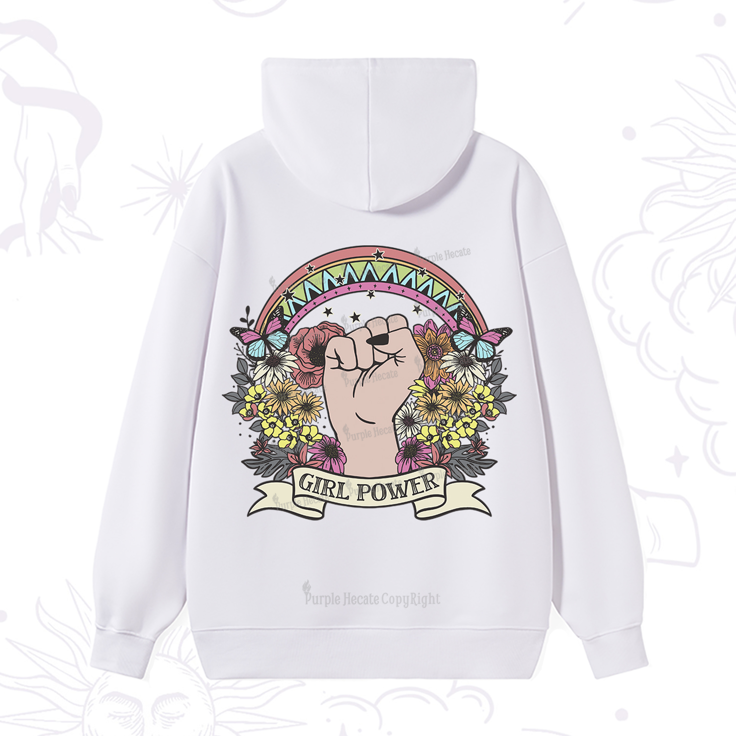 Purplehecate Girl Power Hoodie