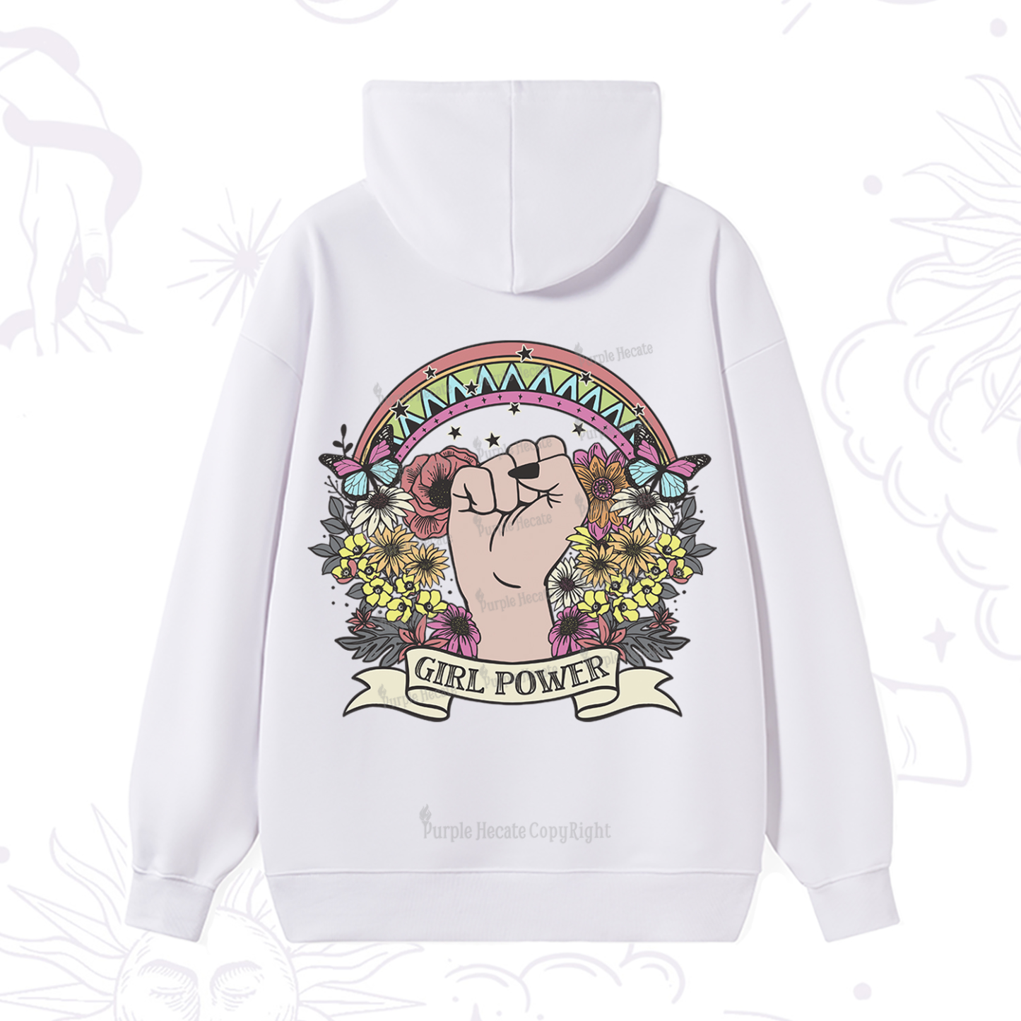 Purplehecate Girl Power Hoodie