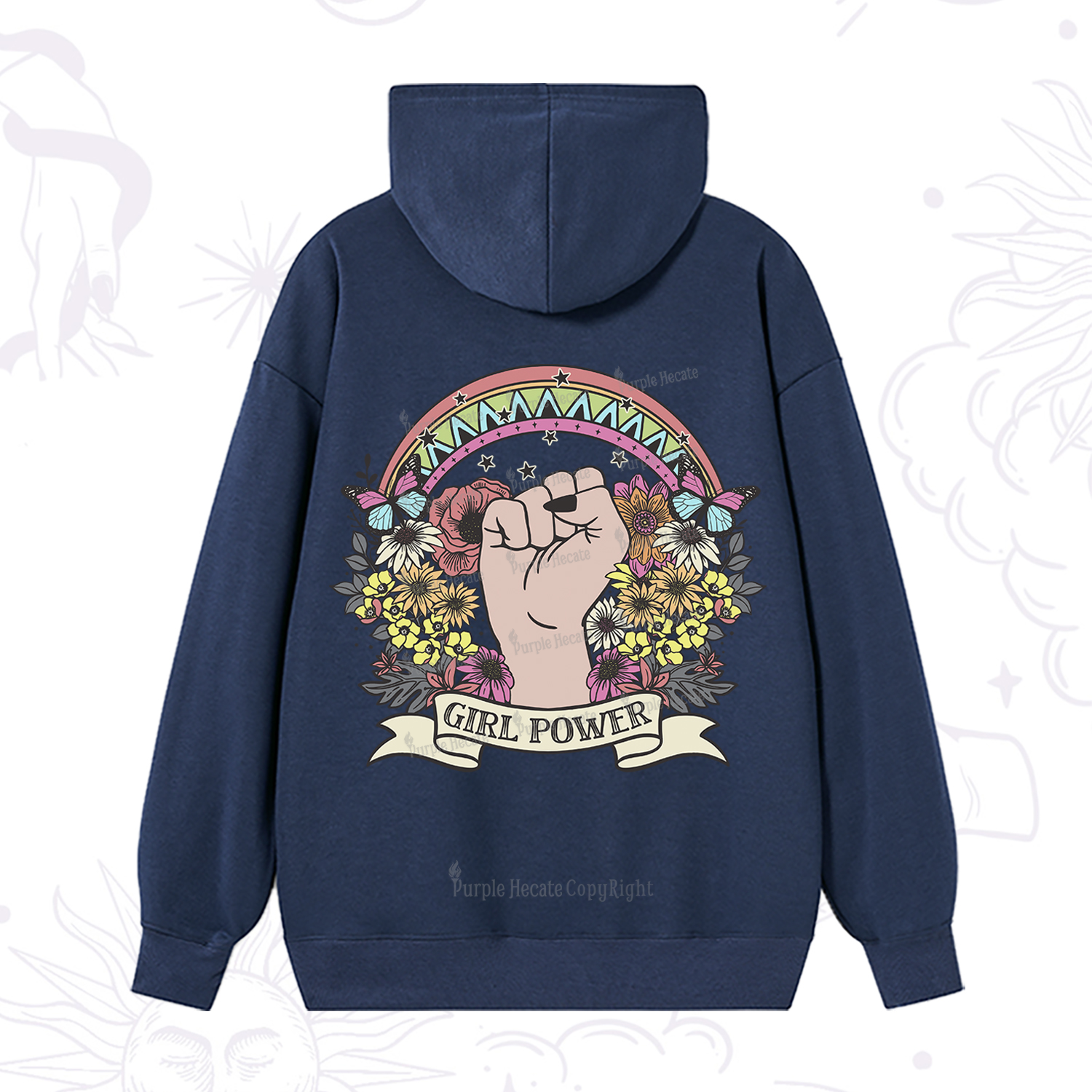 Purplehecate Girl Power Hoodie