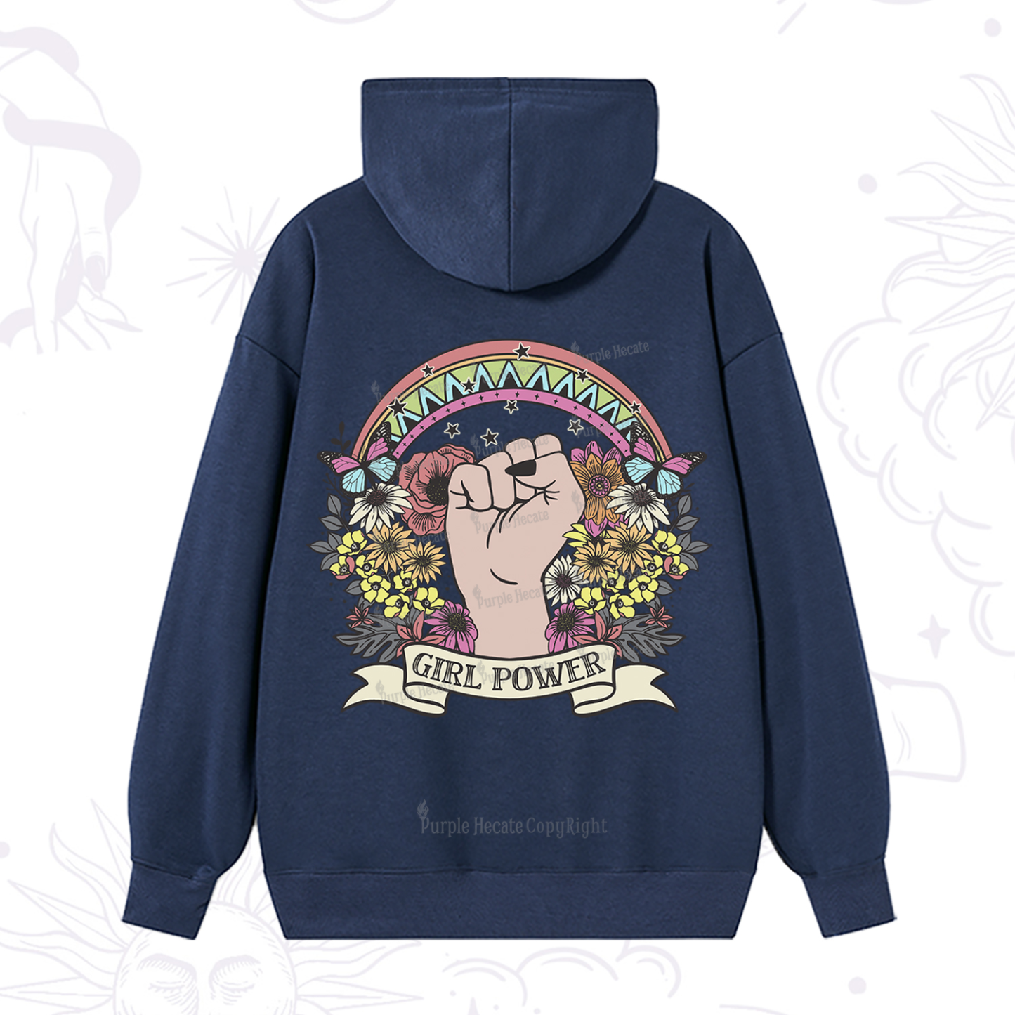 Purplehecate Girl Power Hoodie
