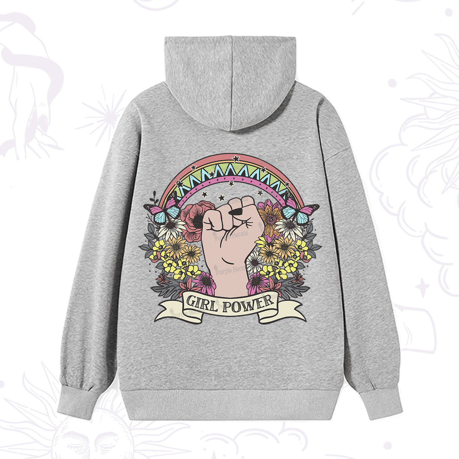 Purplehecate Girl Power Hoodie