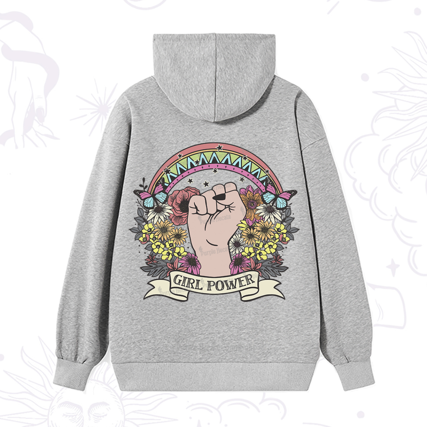 Purplehecate Girl Power Hoodie