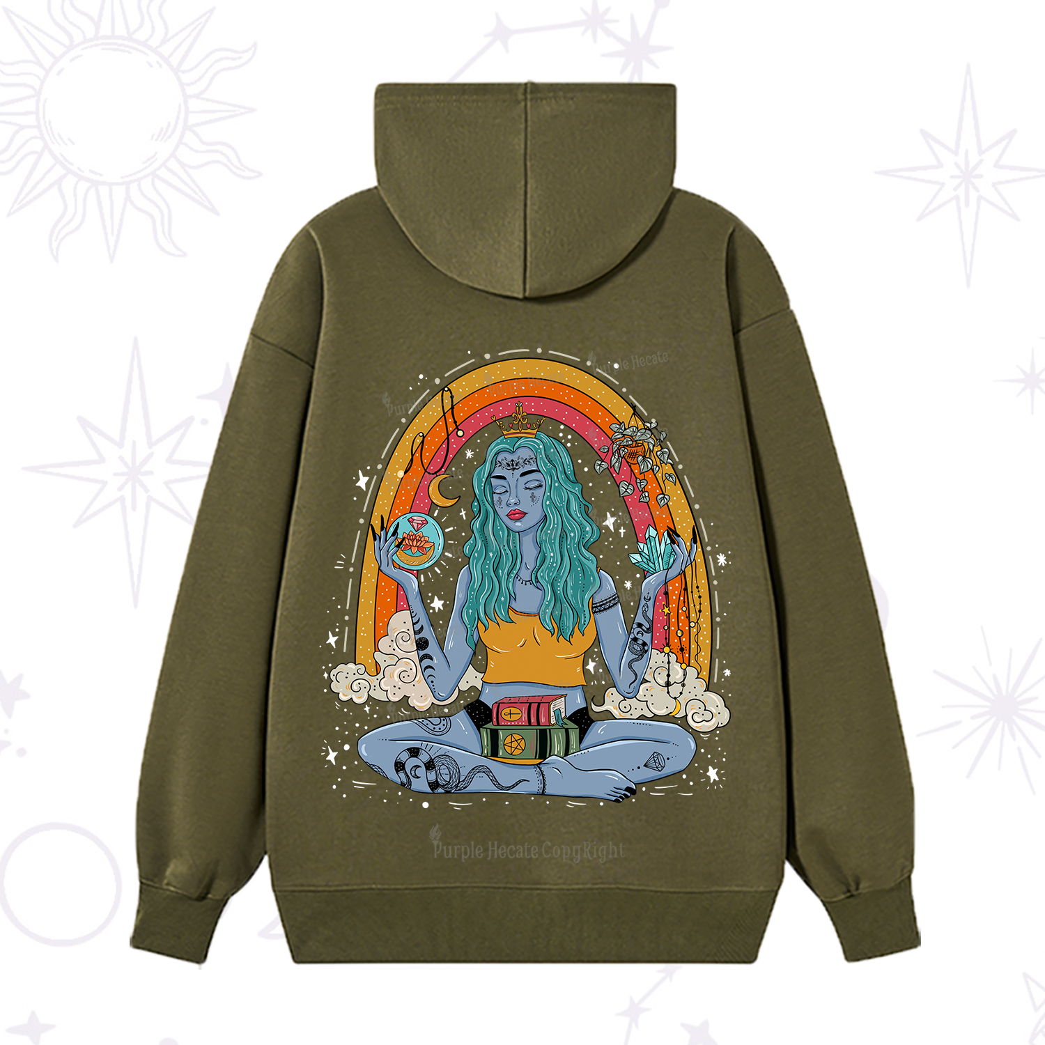 Purplehecate I'm The Queen Of All My Dreams Hoodie