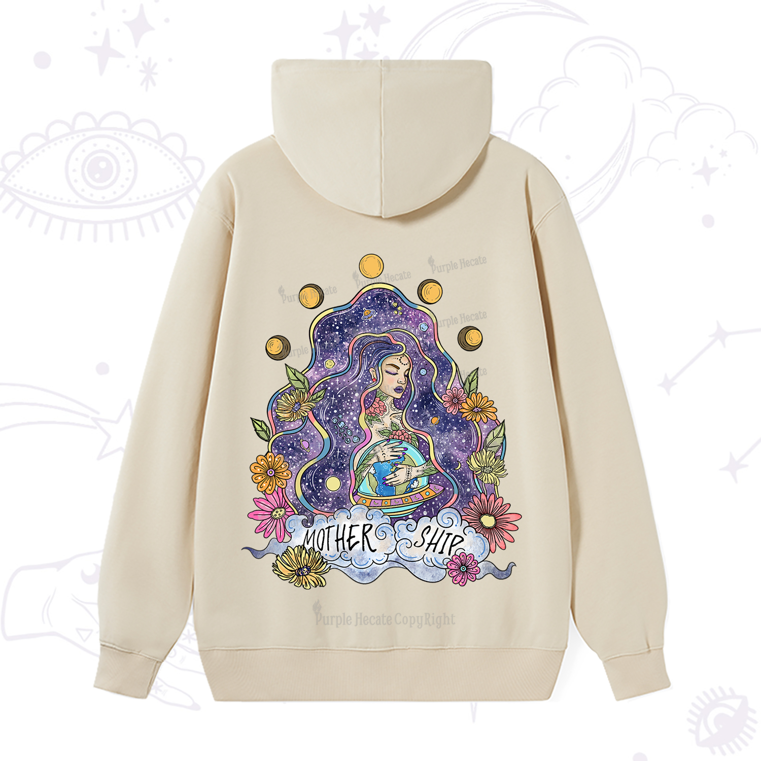 Purplehecate Mother Ship Hoodie