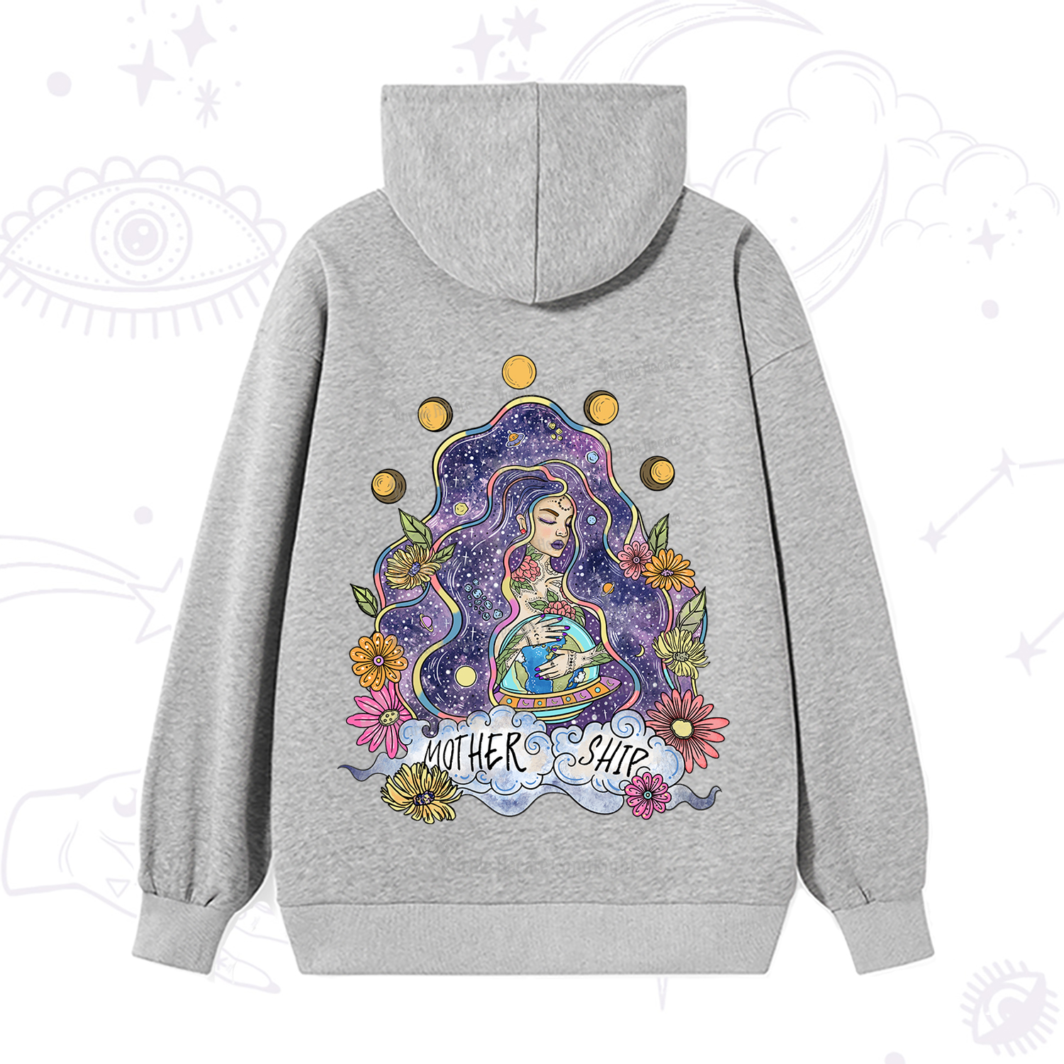 Purplehecate Mother Ship Hoodie