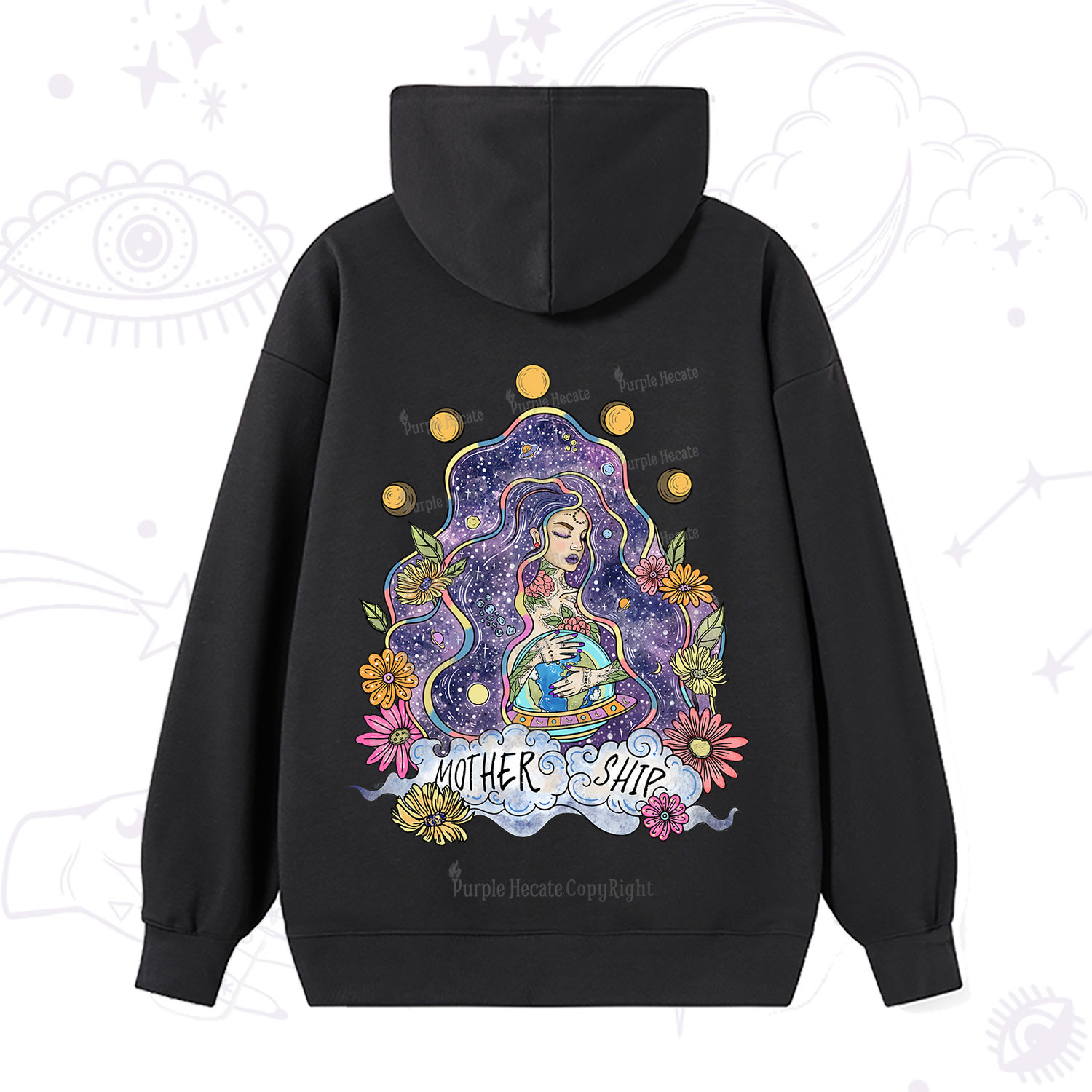Purplehecate Mother Ship Hoodie