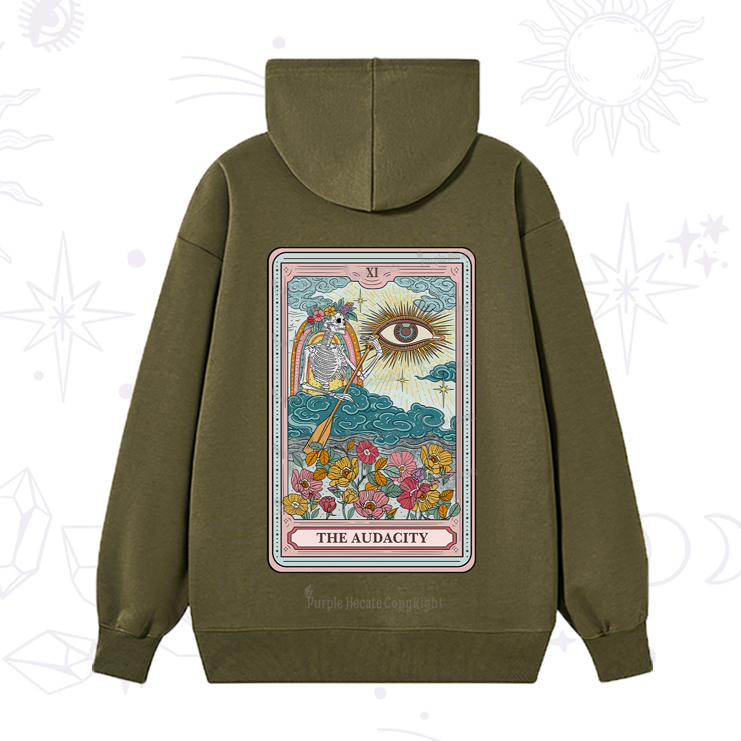 Purplehecate The Audacity Tarot Hoodie