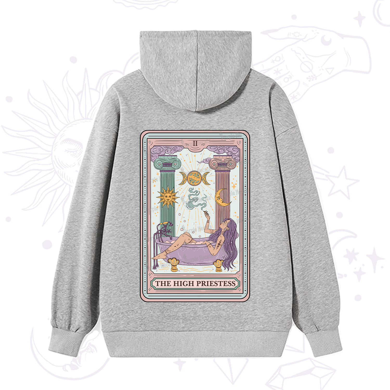 Purplehecate The High Priestess Tarot Hoodie