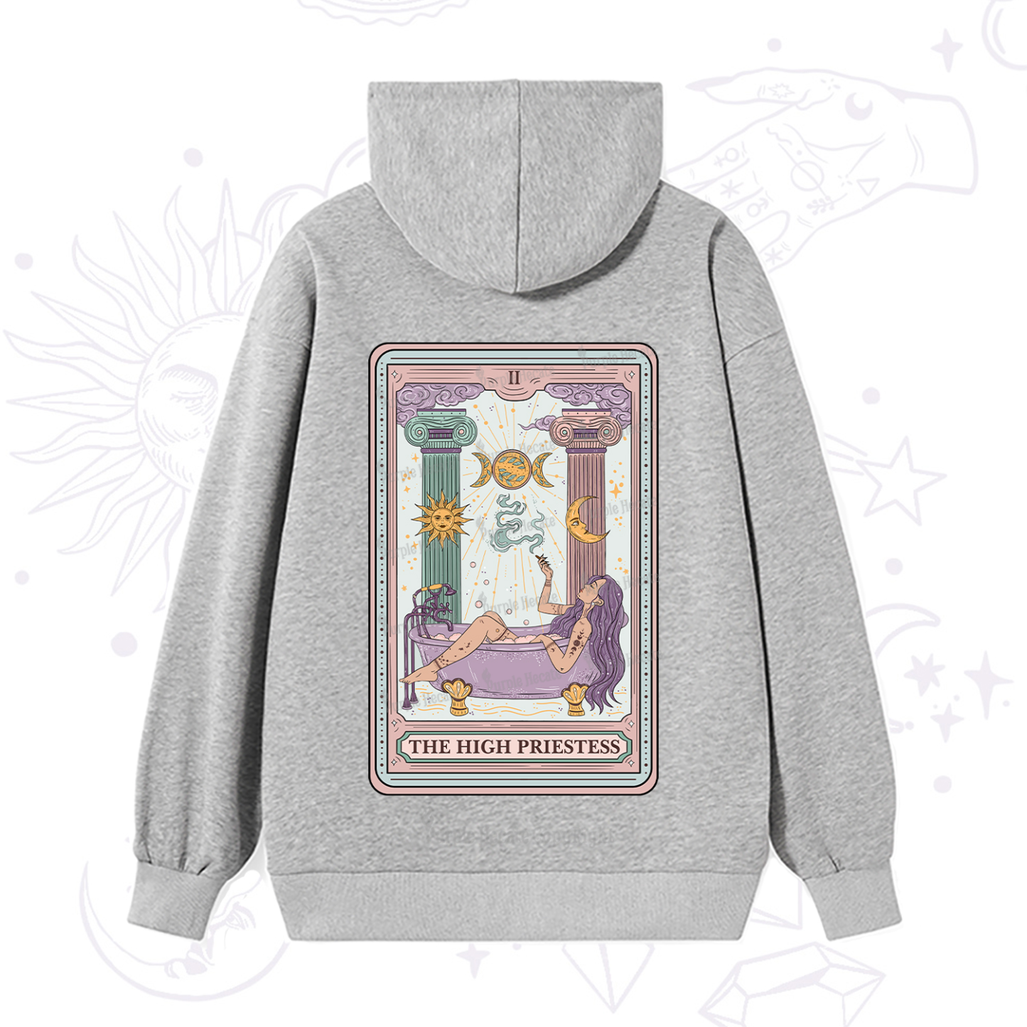 Purplehecate The High Priestess Tarot Hoodie