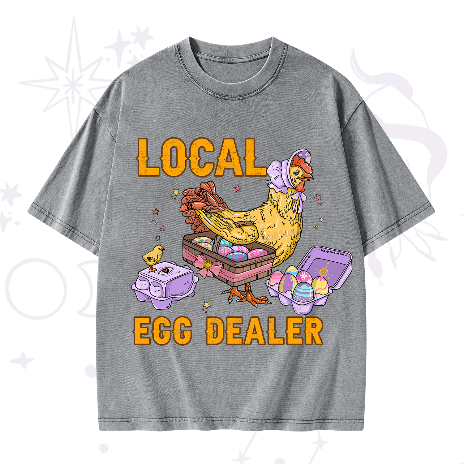 Purplehecate Local Egg Dealer Washed T-Shirt
